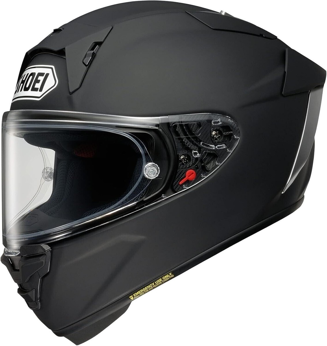 ☆美品SHOEI　SHOEI X-fifteen Mサイズ☆ SHOEI X-15 X-Fifteen Matte Black Full Face Helmet Size XL 61