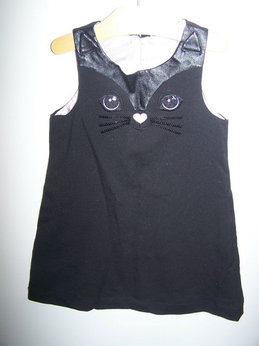 H \u0026 M 2T-3T Girls Black Jumper Dress 