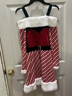 New!No Boundaries Ladies Christmas Off The Shoulder Dress. Juniors M(7-9). Cute!
