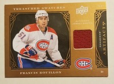 2009-10 Upper Deck Artifacts Treasured Swatches Retail Francis Bouillon #TSR-FB