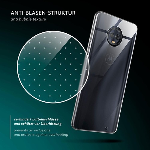 Hülle für Motorola Moto G6 Plus Schutzhülle Silikon Case Cover Klar Transparent - Picture 7 of 10