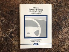 2001 2002 2003 Ford 7.3l Powerstroke Diesel Owners Manual Supplement - Excursion 2001 2002 2003 Ford 7.3l Powerstroke Diesel Owners Manual Supplement - Excursion