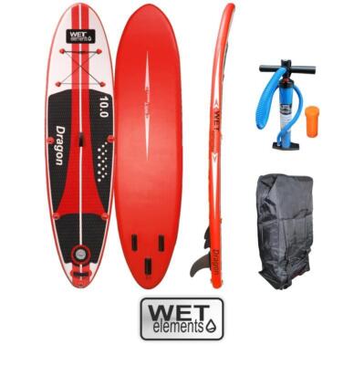 WET-Elements SUP Dragon 10.0 rot Freizeit-board Sit-on-board Messeartikel 