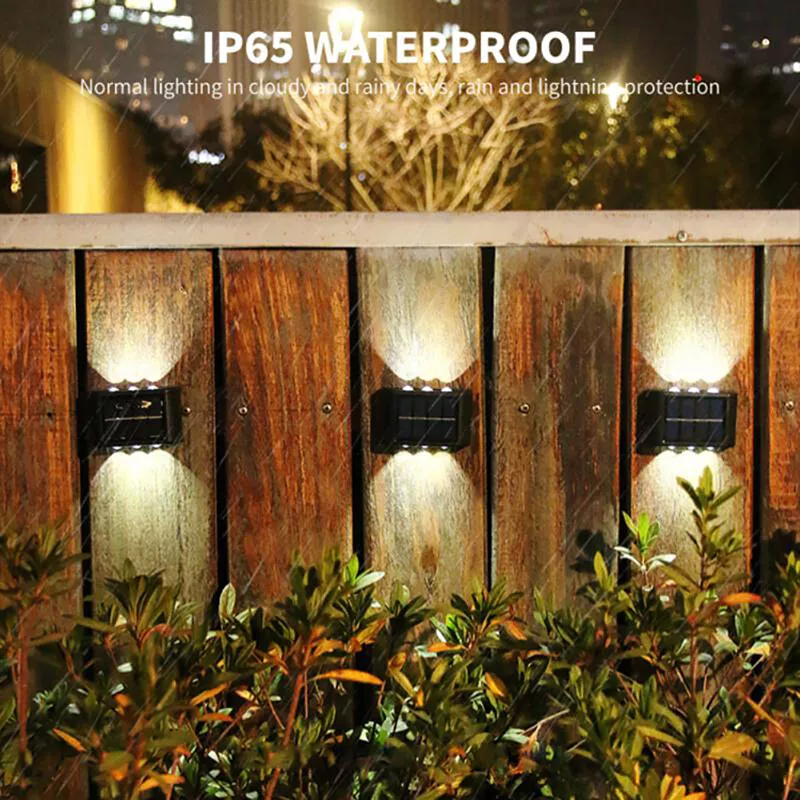 Fence sconce deals