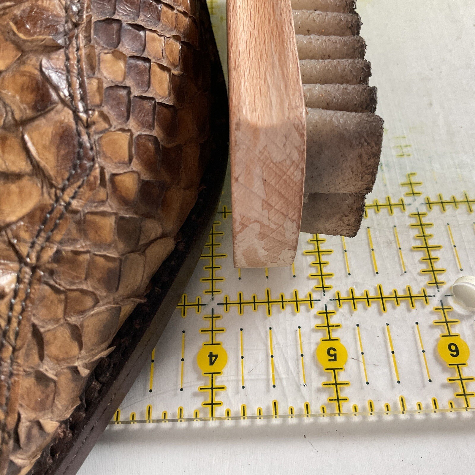 Vintage Dan Post Python Snakeskin Cowboy Boots | … - image 10