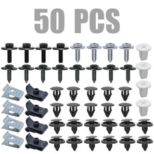 50Pcs Engine Splash Shield Fender Bumper Screw Clips Rivet Fastener For Toyota