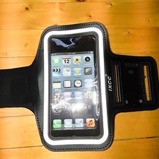 Iphone 6/6S Black Neoprene Sports Arm Band Phone Case