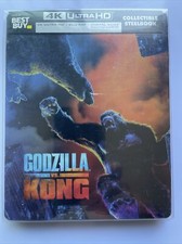 GODZILLA VS KONG. (OPENED) NO DIGITAL (4K Steelbook, Limited Edition) {Sold Out}