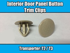20x Clips For VW Transporter T2 T3 Interior Door Panel Button Trim Plastic