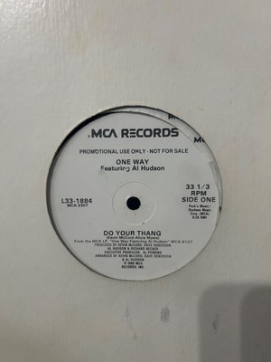 One Way-Do Your Thang/Copy This 12'' promo L33-1884 1980