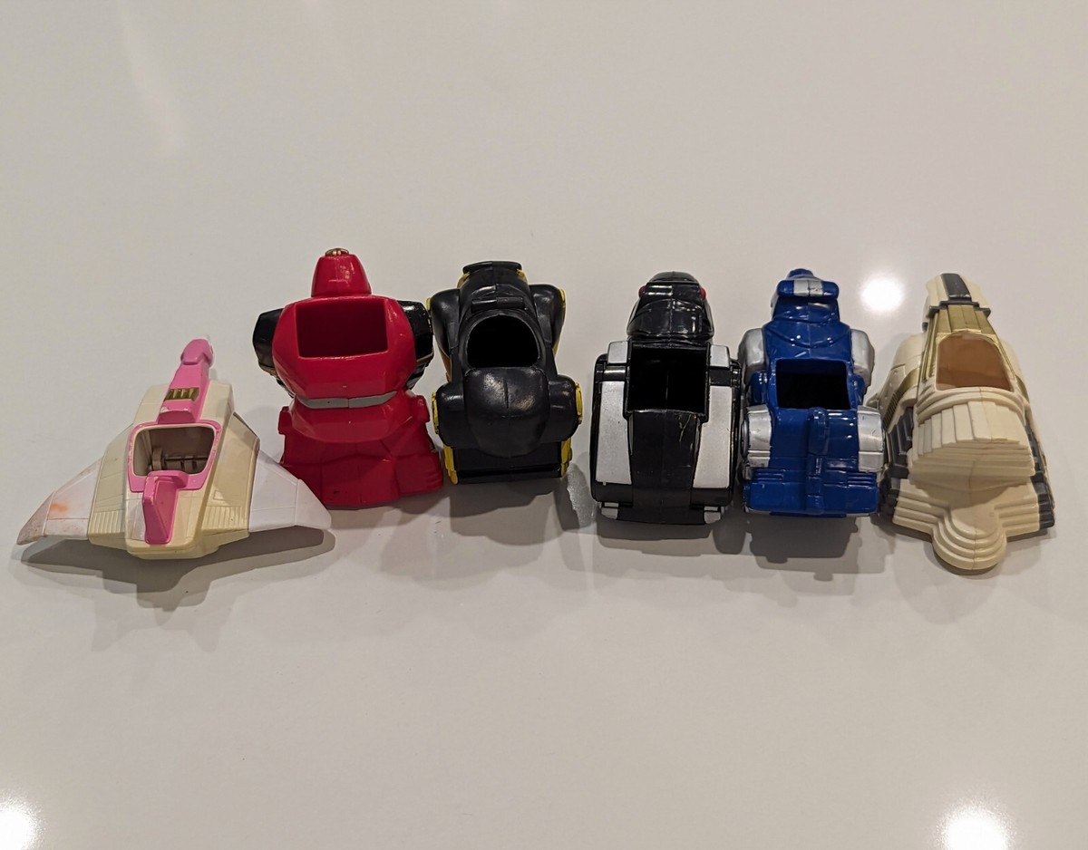 Vintage 90s Power Rangers MMPR McDonald's Happy Meal Toy Set