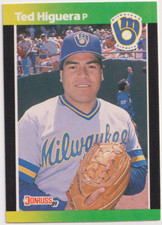 1989 Donruss Baseballs Best #183 Ted Higuera Milwaukee Brewers