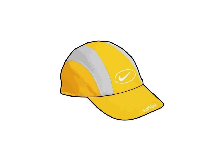 CHAPEAU DE COURSE NIKE SUPRÊME JAUNE