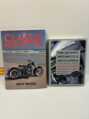 Classic Motorcycles & Ultimate Motorcycle Encyclopedia Book Bundle