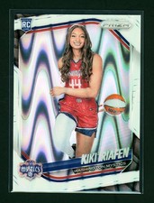 2025 Panini Prizm WNBA - Rookie Variation Kiki Iriafen #149 White Seismic Prizm