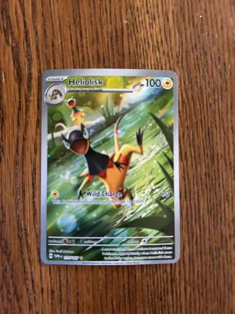 Pokemon Card TCG - Heliolisk 177/167 Illustration Rare Twilight Masquerade NM
