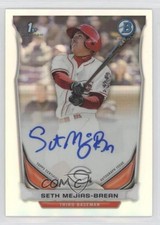 2014 Bowman Prospect Chrome Refractor /500 Seth Mejias-Brean #BCAP-SMB Auto 2f9