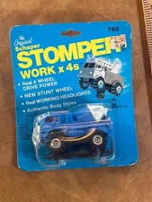 Rare Vintage 1982-83 Schaper Stomper Work X 4s Redi-Mix Concrete Blue Truck