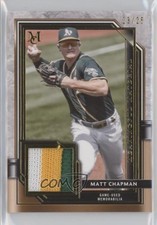 2021 Museum Collection Meaningful Material Relics Gold 23/25 Matt Chapman y8h