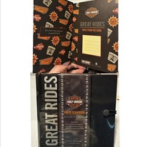 HARLEY-DAVIDSON DELUXE PHOTO SCRAPBOOK ALBUM And GREAT RIDES Notes From Home