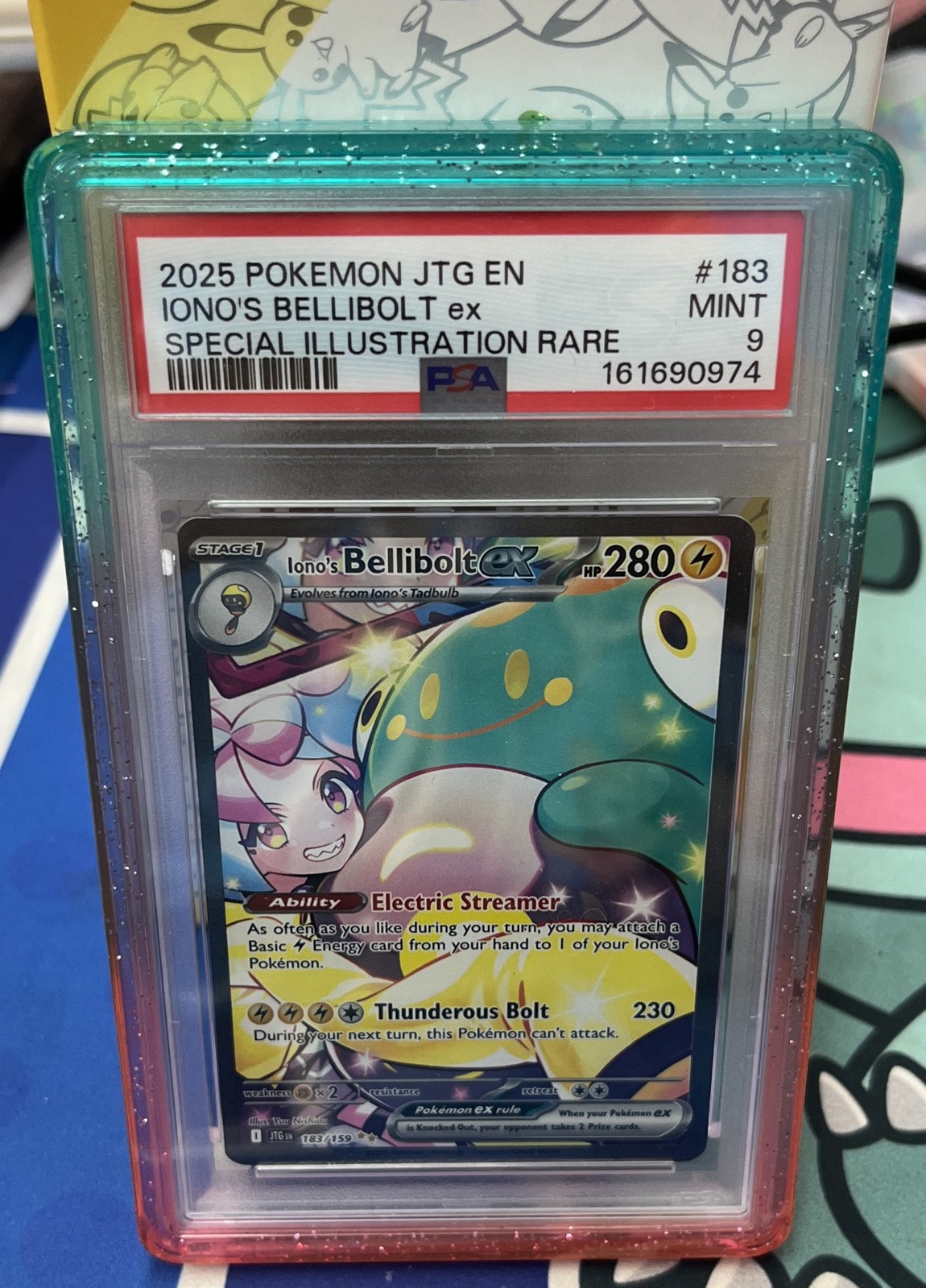 Iono's Bellibolt ex 183/159 Sv09: Journey Together Holo
