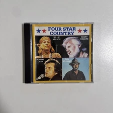 Four Star Country (CD) Willie Nelson Kenny Roger’s Johnny Cash