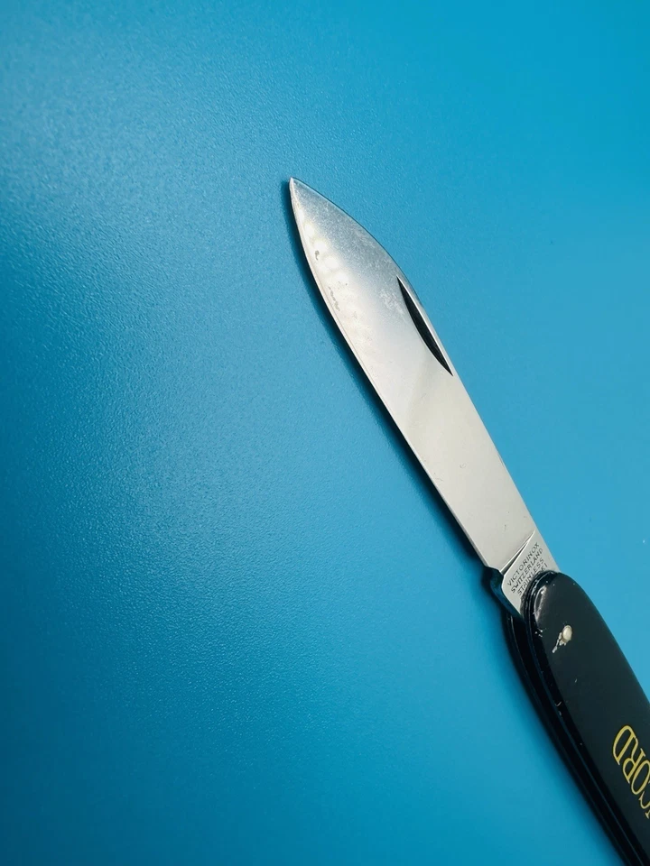 RARE VINTAGE VICTORINOX Watch Case Opener CONCORD Swiss Army Knife 84mm BLACK .. - Image 4 of 4