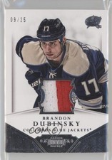 2013-14 Panini Dominion Authentic Material Prime 9/25 Brandon Dubinsky #D-DU 0c3