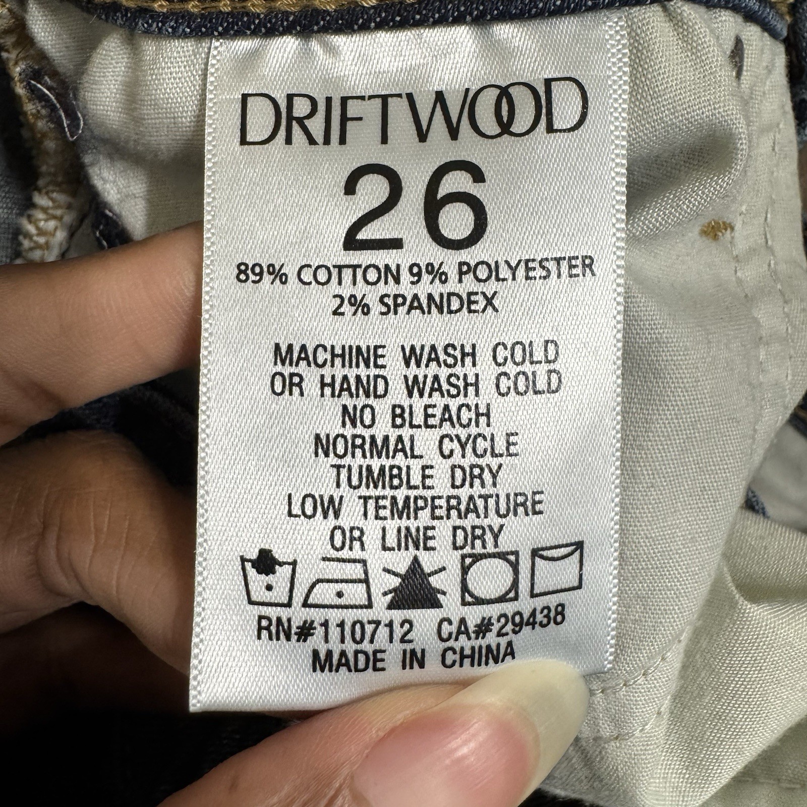 Driftwood Blue Regular Stef Patchwork Denim Skirt… - image 4