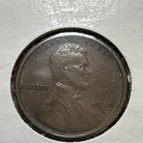 1919 D Lincoln Wheat Cent Denver Mint AU++