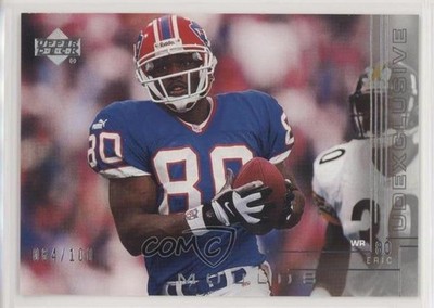 2000 Upper Deck UD Exclusives Silver 64/100 Eric Moulds #25 0ac9