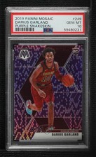 2019 Mosaic Rookies Purple Snakeskin Prizm 23/24 Darius Garland #249 PSA 10 4m4