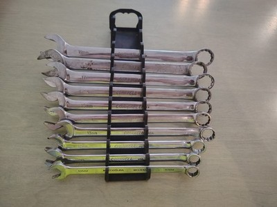 Vintage Cornwell Tools USA 10pc 12pt Metric Combination Wrench Set 10-19mm READ