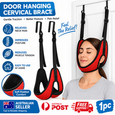 Cervical Neck Traction Device Over Door Portable Neck Stretcher Pain Relief