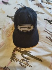 Vintage Mercedes-Benz Motorsport Cap Leather Strapback Made In USA