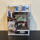 Doma #2044 Signed Funko Pop w/ Quote Stephen Fu JSA Witnessed Demon Slayer
