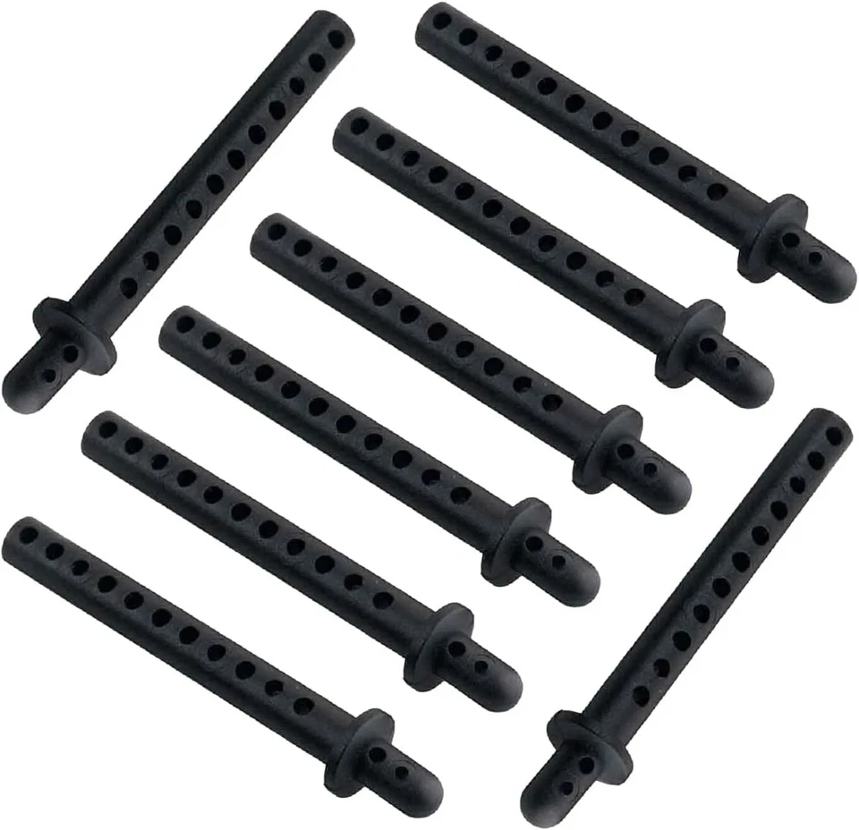 8-Pack 68mm RC Car Body Shell Post Plastic Holder Mounts with Clips Compatible - Image 2 of 2