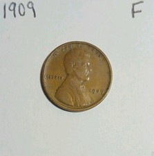 1909 P Lincoln Wheat Cent Fine Philadelphia Mint