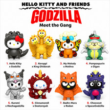 Hello Kitty Godzilla McDonalds Happy Meal Toy 1-8 INDIVIDUALLY