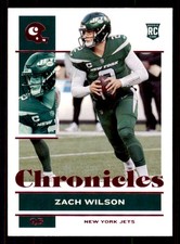 2021 Panini Chronicles #86 Zach Wilson Pink New York Jets
