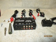 Rolls Mini Mix II MX51S Compact 4-Ch Stereo Mixer  Power Plug,4 Audio Cables 