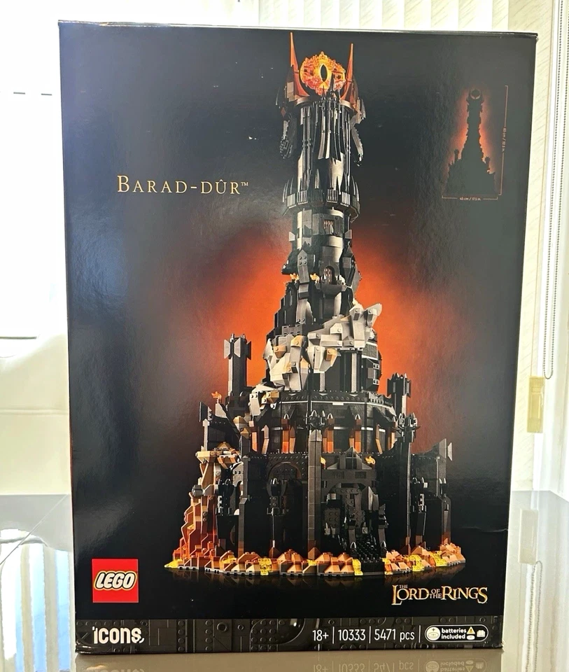 Lego Icons Lord Of The Rings 10333 Barad-Dur - Complete build Without Minifigs, photo 1 of 5