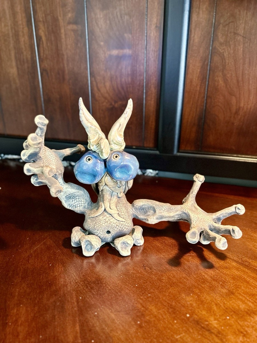 2002 Woo Creature by Richard Marshall Pottery Sculpture 12.5”X8.5