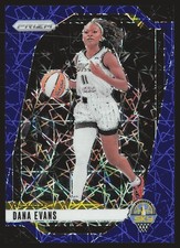 2024 Panini Prizm WNBA #72 Dana Evans Blue Velocity Prizms