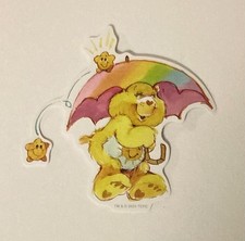 Care Bears Funshine Bear 2.5" x 2.5" Matte Sticker  Junk Journal Supplies