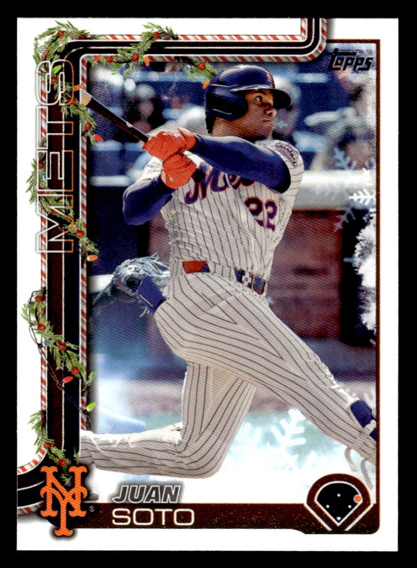 2025 Topps Holiday #H150 Juan Soto Card New York Mets