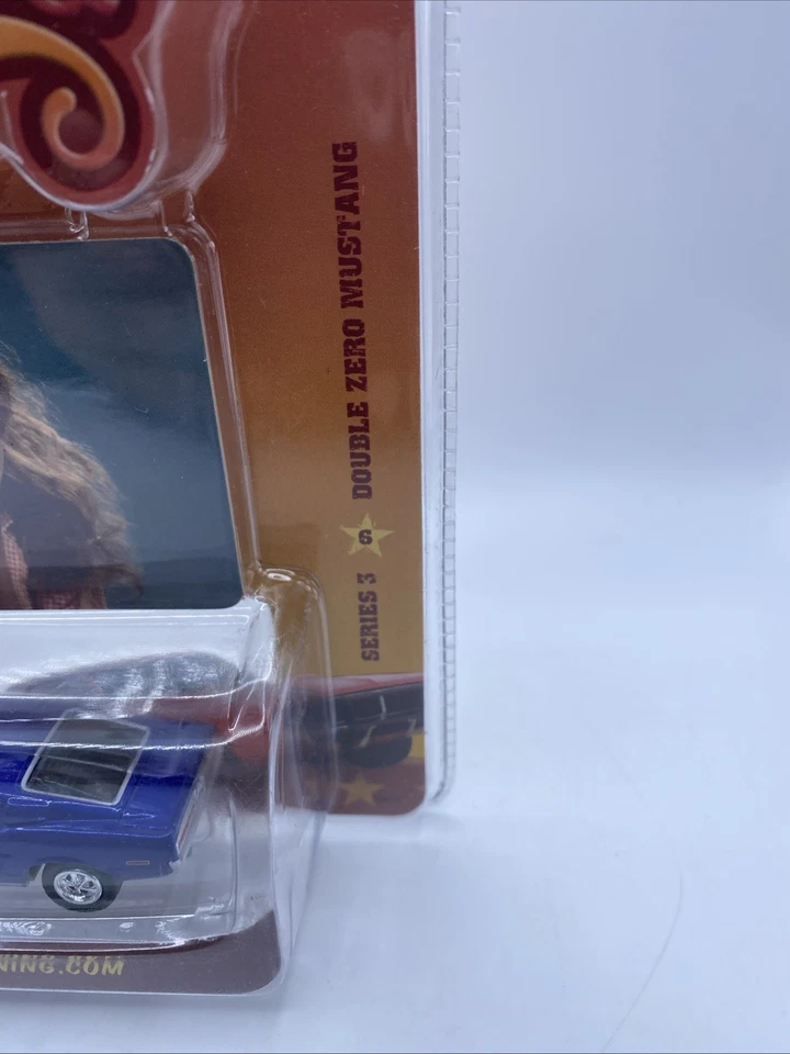 Mustang Johnny Lightning The Dukes Of Hazard Double Zero en azul - sin abrir Foto 4 de 4