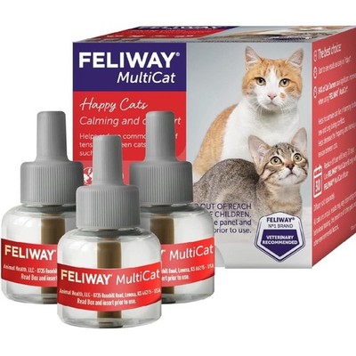 Feliway Friends 48ml Optimum 30Day Refill X 3Value Pack For Cat Kitten1box(INTL)