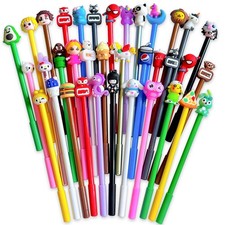 Hdagbnn 36PCS Cute Cartoon Gel Black Ink Pens,Random Kawaii Writing Pens,Asso...
