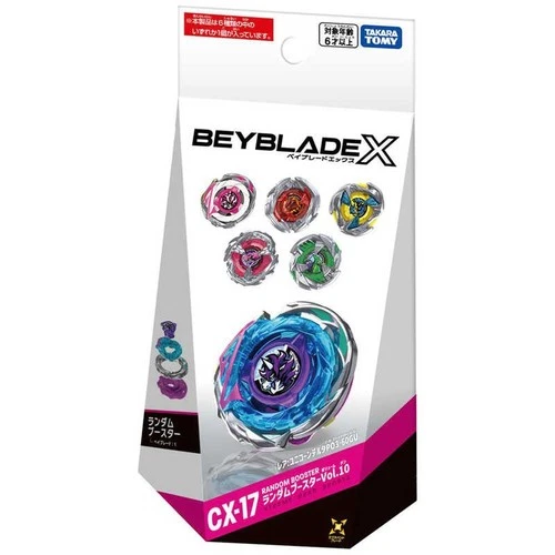 Beyblade X CX-17 Random Booster Vol.10 Complete Set of 6 ALL